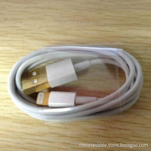 Gold-plated Plug Data Cable for Apple